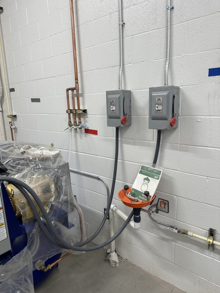 Industrial electrical equipment serviced by LG Electric