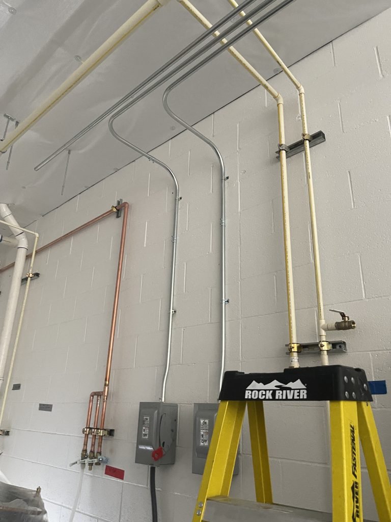 Commercial conduit installation by LG Electric